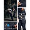 imageCQR Womens Flex Stretch Tactical Pants Water Resistant Ripstop Cargo Work Pants with Pockets for Outdoor ampamp HikingCaptain Operator Navy