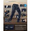 imageCQR Womens Flex Stretch Tactical Pants Water Resistant Ripstop Cargo Work Pants with Pockets for Outdoor ampamp HikingCaptain Operator Navy
