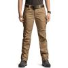 imageCQR Womens Flex Stretch Tactical Pants Water Resistant Ripstop Cargo Work Pants with Pockets for Outdoor ampamp HikingVanguard Cougar