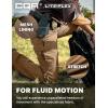 imageCQR Womens Flex Stretch Tactical Pants Water Resistant Ripstop Cargo Work Pants with Pockets for Outdoor ampamp HikingVanguard Cougar