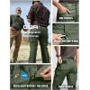 imageCQR Womens Flex Stretch Tactical Pants Water Resistant Ripstop Cargo Work Pants with Pockets for Outdoor ampamp HikingVanguard Green Kelp