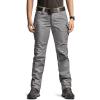 imageCQR Womens Flex Stretch Tactical Pants Water Resistant Ripstop Cargo Work Pants with Pockets for Outdoor ampamp HikingVanguard Stone