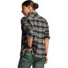 imageCQR Womens Plaid Flannel Shirt Long Sleeve AllCotton Soft Brushed Casual Button Down ShirtsFlannel Plaid Shirts Seattle Navy