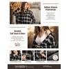 imageCQR Womens Plaid Flannel Shirt Long Sleeve AllCotton Soft Brushed Casual Button Down ShirtsLoose Fit Black Ombre
