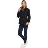 imageCQR Womens Twill All Cotton Flannel Shirt Jacket Soft Long Sleeve Shirts Corduroy Lined Outdoor Shirt JacketsTwill Field Jacket Black Orange