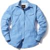 imageCQR Womens UPF 50 Long Sleeve Hiking Shirts Quick Dry Outdoor UVSun Protection Button Down ShirtsDry Fit Fishing Shirts Blue
