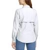 imageCQR Womens UPF 50 Long Sleeve Hiking Shirts Quick Dry Outdoor UVSun Protection Button Down ShirtsDry Fit Fishing Shirts White
