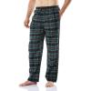 Flannel Pajama Black Multicolored