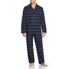 Top & Bottom Set Navy Blue Plaid