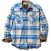 imageCQR Mens 100 Cotton Plaid Flannel Shirt Long Sleeve Shirt Jackets Casual Outdoor Jacket with PocketsRegular Fit Under Bridge