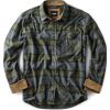 imageCQR Mens All Cotton Flannel Shirt Long Sleeve Casual Button Down Plaid Shirt Brushed Soft Outdoor Tactical Work ShirtsPlaid Amazon Grey