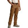 imageCQR Mens Quick Dry Work Pants Water Resistant Outdoor Tactical Pants Lightweight Stretch Cargo Hiking PantsDura Flex Pants Copper Brown