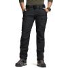 imageCQR Womens Flex Stretch Tactical Pants Water Resistant Ripstop Cargo Work Pants with Pockets for Outdoor ampamp HikingCaptain Black