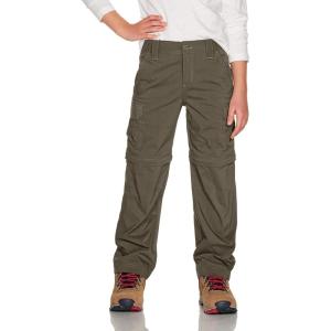 imageCQR Kids Youth Hiking Cargo Pants UPF 50 Quick Dry Convertible Zip Off Pants Outdoor Camping PantsConvertible Tundra