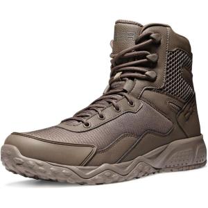 imageCQR Mens Military Tactical Boots Lightweight 6 Inches Hiking Combat Boot Durable Breathable Outdoor Work Motorcycle FootwearSide Zip Sienna