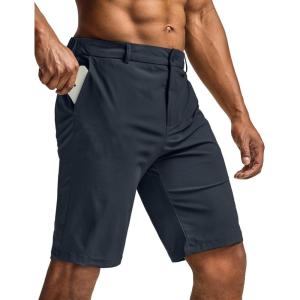 imageCQR Mens Quick Dry Stretch Hiking Cargo Shorts Lightweight Water Resistant Tactical Casual Golf ampamp Outdoor with PocketsHike Flex Navy