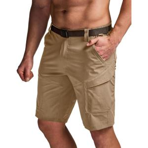 imageCQR Mens Quick Dry Stretch Hiking Cargo Shorts Lightweight Water Resistant Tactical Casual Golf ampamp Outdoor with PocketsShendo Trail Cougar