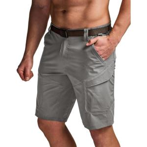 imageCQR Mens Quick Dry Stretch Hiking Cargo Shorts Lightweight Water Resistant Tactical Casual Golf ampamp Outdoor with PocketsShendo Trail Sage