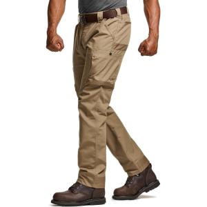 imageCQR Mens Quick Dry Work Pants Water Resistant Outdoor Tactical Pants Lightweight Stretch Cargo Hiking PantsFrontline Cougar
