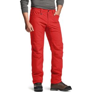 imageCQR Mens Softshell Fleece Lined Winter Hiking Pants Water Resistant Insulated Thermal Outdoor Tactical Warm Snow Ski PantsTeton Rescue Orange