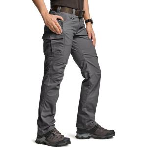 imageCQR Womens Flex Stretch Tactical Pants Water Resistant Ripstop Cargo Work Pants with Pockets for Outdoor ampamp HikingVanguard Charcoal