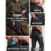 imageCQR Mens Convertible Cargo Tactical Pants Water Resistant Outdoor Hiking Pants Zip Off Lightweight Stretch Work PantsConvertible Cargo WBelt Black