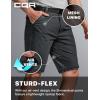 imageCQR Mens Convertible Cargo Tactical Pants Water Resistant Outdoor Hiking Pants Zip Off Lightweight Stretch Work PantsConvertible Cargo WBelt Black