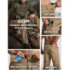 imageCQR Mens Convertible Cargo Tactical Pants Water Resistant Outdoor Hiking Pants Zip Off Lightweight Stretch Work PantsConvertible Cargo WBelt Coyote