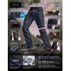 imageCQR Mens Convertible Cargo Tactical Pants Water Resistant Outdoor Hiking Pants Zip Off Lightweight Stretch Work PantsConvertible Cargo WBelt Navy