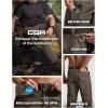 imageCQR Mens Convertible Cargo Tactical Pants Water Resistant Outdoor Hiking Pants Zip Off Lightweight Stretch Work PantsConvertible Cargo WBelt Sand Khaki