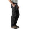 imageCQR Mens Convertible Cargo Tactical Pants Water Resistant Outdoor Hiking Pants Zip Off Lightweight Stretch Work PantsLightweight Zipoff Black