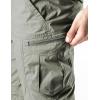 imageCQR Mens Convertible Cargo Tactical Pants Water Resistant Outdoor Hiking Pants Zip Off Lightweight Stretch Work PantsLightweight Zipoff Olive