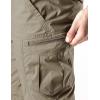 imageCQR Mens Convertible Cargo Tactical Pants Water Resistant Outdoor Hiking Pants Zip Off Lightweight Stretch Work PantsLightweight Zipoff Tan