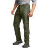 imageCQR Mens Convertible Cargo Tactical Pants Water Resistant Outdoor Hiking Pants Zip Off Lightweight Stretch Work PantsRocky Fuscous Green