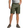 imageCQR Mens Convertible Cargo Tactical Pants Water Resistant Outdoor Hiking Pants Zip Off Lightweight Stretch Work PantsRocky Fuscous Green