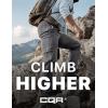 imageCQR Mens Convertible Cargo Tactical Pants Water Resistant Outdoor Hiking Pants Zip Off Lightweight Stretch Work PantsRocky Jet Grey