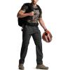 imageCQR Mens Convertible Cargo Tactical Pants Water Resistant Outdoor Hiking Pants Zip Off Lightweight Stretch Work PantsRunyon Cargo WBelt Black