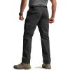 imageCQR Mens Convertible Cargo Tactical Pants Water Resistant Outdoor Hiking Pants Zip Off Lightweight Stretch Work PantsRunyon Cargo WBelt Black