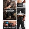 imageCQR Mens Convertible Cargo Tactical Pants Water Resistant Outdoor Hiking Pants Zip Off Lightweight Stretch Work PantsRunyon Cargo WBelt Black