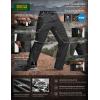 imageCQR Mens Convertible Cargo Tactical Pants Water Resistant Outdoor Hiking Pants Zip Off Lightweight Stretch Work PantsRunyon Cargo WBelt Black