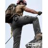 imageCQR Mens Convertible Cargo Tactical Pants Water Resistant Outdoor Hiking Pants Zip Off Lightweight Stretch Work PantsRunyon Cargo WBelt Charcoal