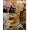 imageCQR Mens Convertible Cargo Tactical Pants Water Resistant Outdoor Hiking Pants Zip Off Lightweight Stretch Work PantsRunyon Cargo WBelt Cougar