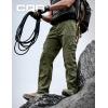 imageCQR Mens Convertible Cargo Tactical Pants Water Resistant Outdoor Hiking Pants Zip Off Lightweight Stretch Work PantsRunyon Cargo WBelt Green Kelp