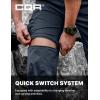 imageCQR Mens Convertible Cargo Tactical Pants Water Resistant Outdoor Hiking Pants Zip Off Lightweight Stretch Work PantsRunyon Cargo WBelt Navy