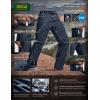 imageCQR Mens Convertible Cargo Tactical Pants Water Resistant Outdoor Hiking Pants Zip Off Lightweight Stretch Work PantsRunyon Cargo WBelt Navy