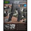 imageCQR Mens Convertible Cargo Tactical Pants Water Resistant Outdoor Hiking Pants Zip Off Lightweight Stretch Work PantsRunyon Charcoal