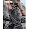 imageCQR Mens Convertible Cargo Tactical Pants Water Resistant Outdoor Hiking Pants Zip Off Lightweight Stretch Work PantsRunyon Charcoal