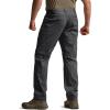 imageCQR Mens Convertible Cargo Tactical Pants Water Resistant Outdoor Hiking Pants Zip Off Lightweight Stretch Work PantsRunyon Charcoal