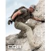 imageCQR Mens Convertible Cargo Tactical Pants Water Resistant Outdoor Hiking Pants Zip Off Lightweight Stretch Work PantsRunyon Sandstorm