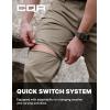 imageCQR Mens Convertible Cargo Tactical Pants Water Resistant Outdoor Hiking Pants Zip Off Lightweight Stretch Work PantsRunyon Sandstorm